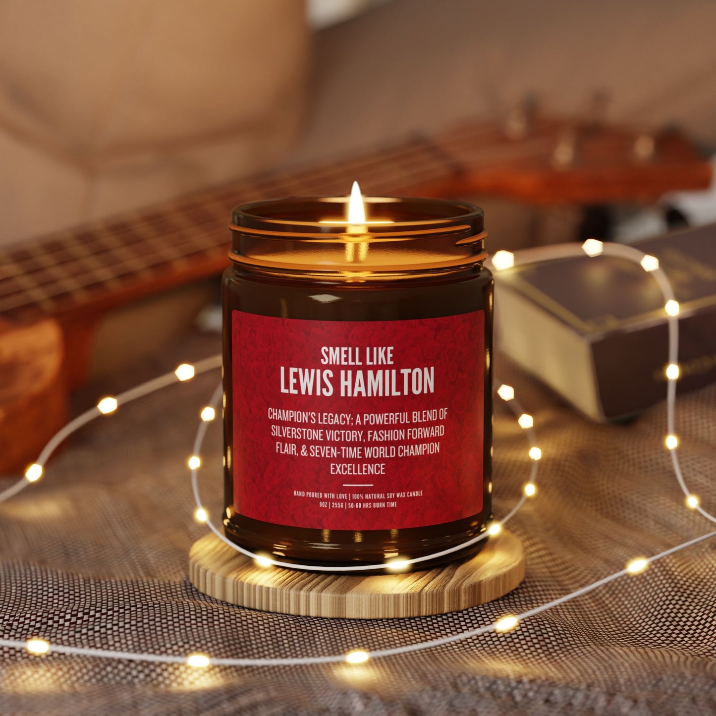 Lewis Hamilton Scented Candle For Fans | F1 Champion Vibes