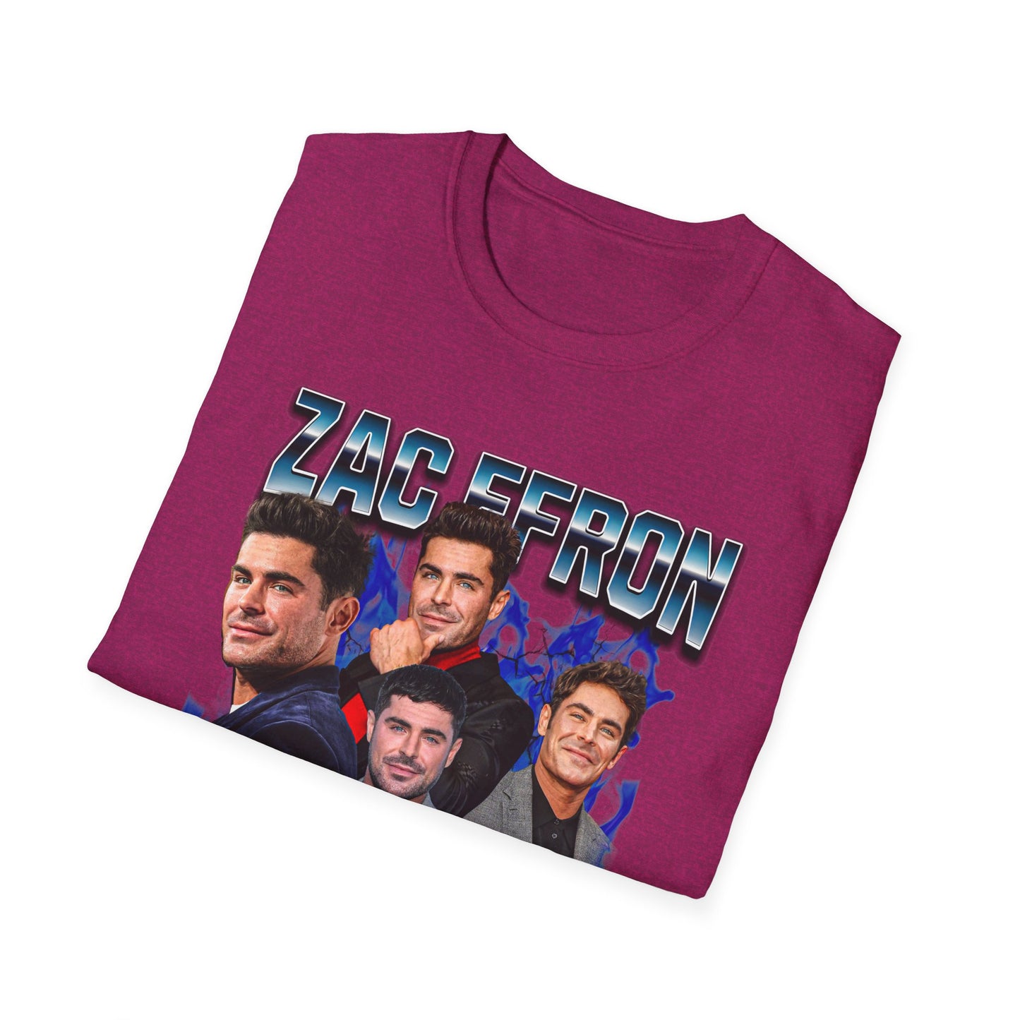 Zac Efron Unisex T-Shirt Fan Gift | Hollywood Star Character Art | Fan Gift