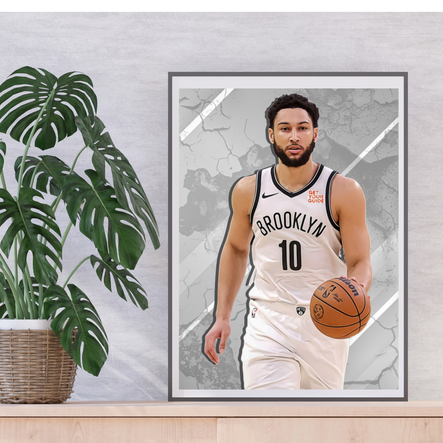 Ben Simmons Premium Matte Paper Poster, Frames & Hanger (Copy)