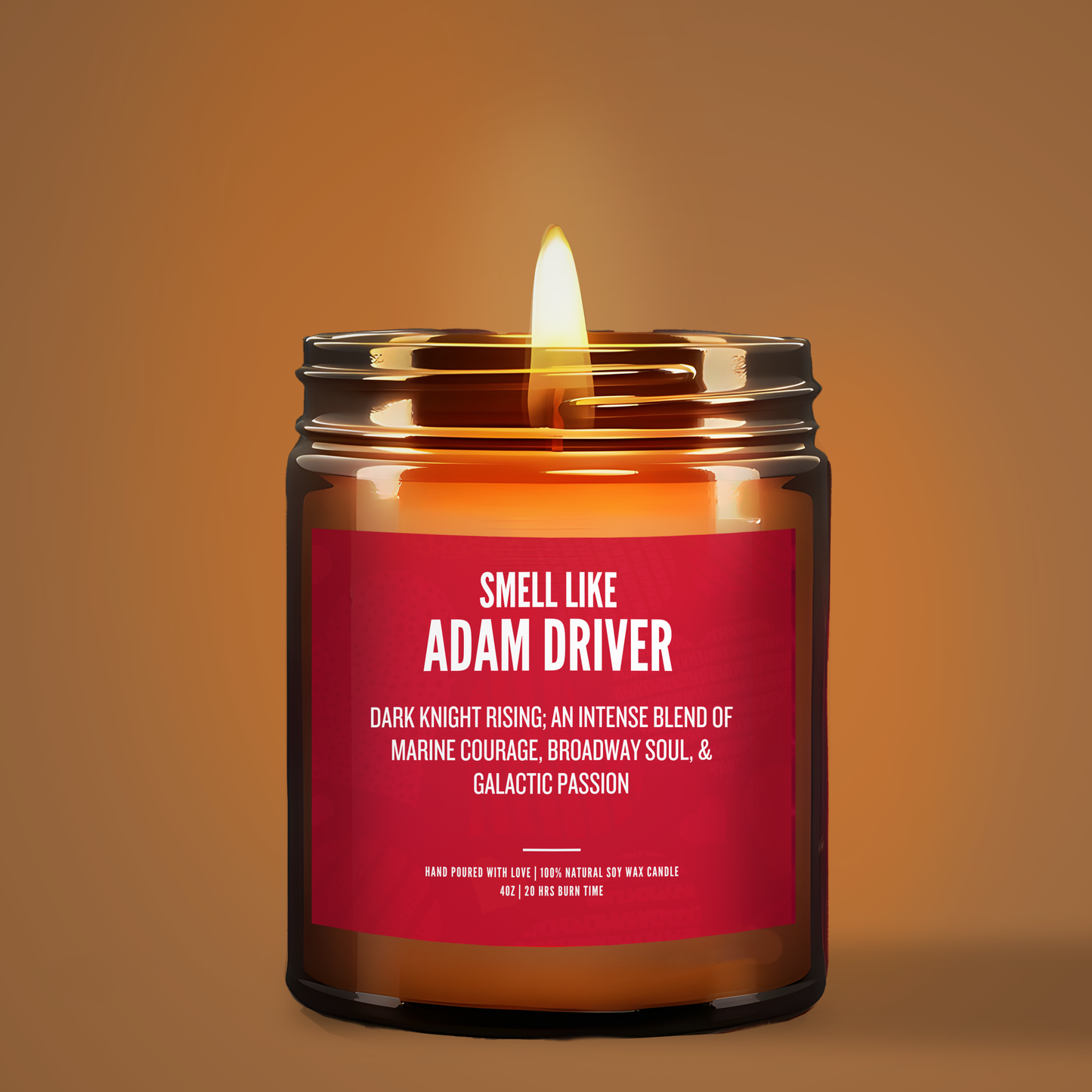 Adam Driver Scented Candle Gift | Luxury Soy Candle | Fan Gift