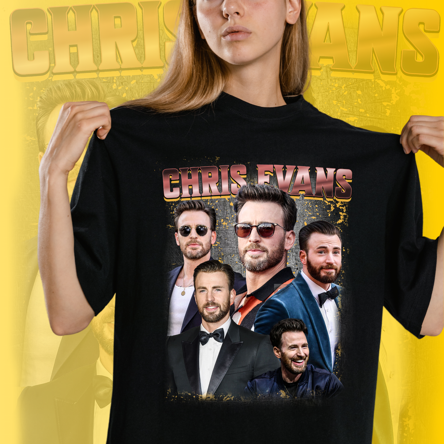 Chris Evans Art T-Shirt - Fan T-Shirt Premium Collection
