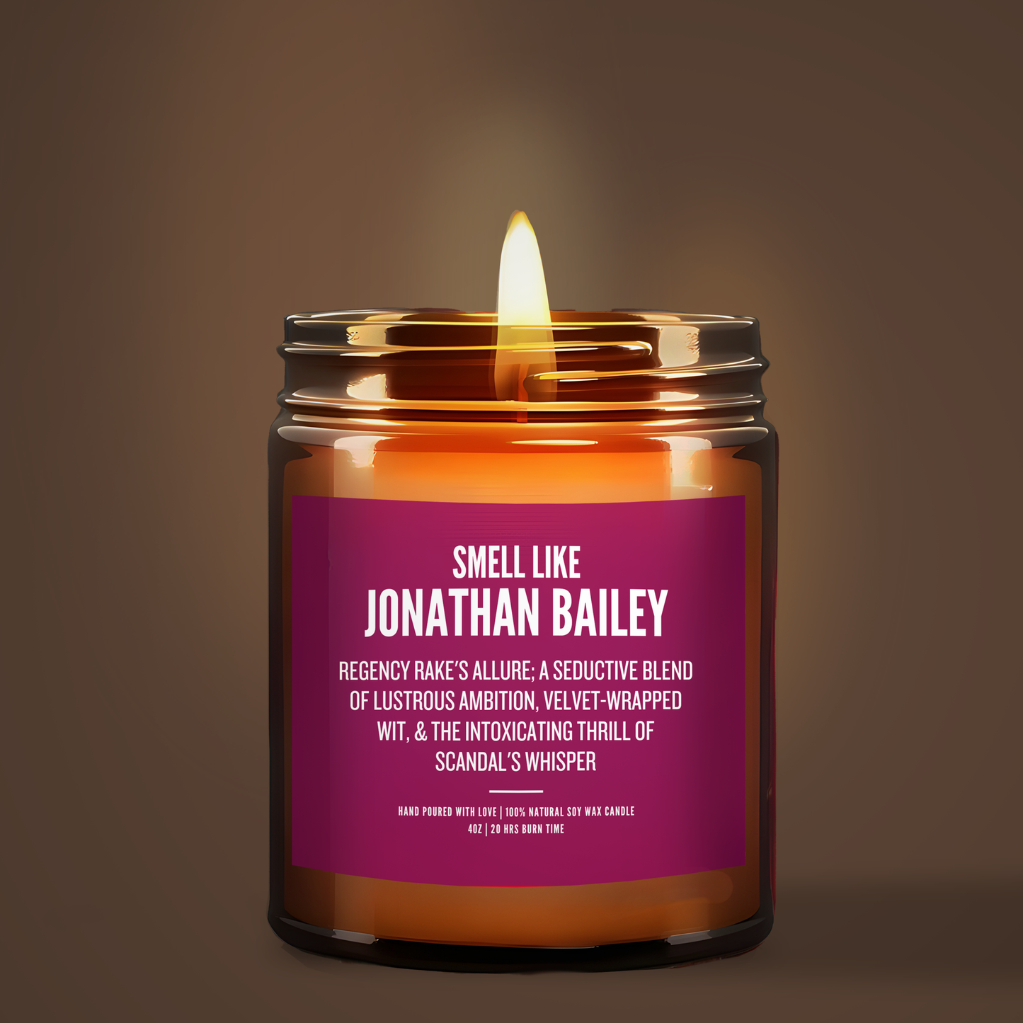 Smell Like Jonathan Bailey Luxury Soy Candle | Fan Gift