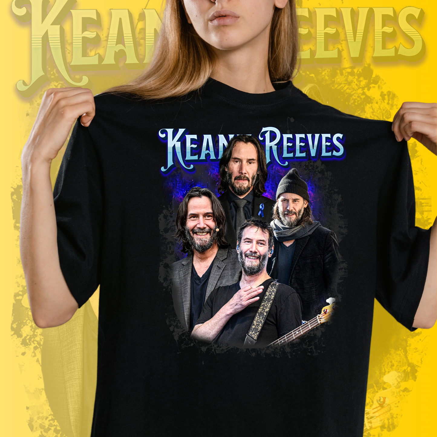 Keanu Reeves Art T-Shirt - Fan T-Shirt Premium Collection