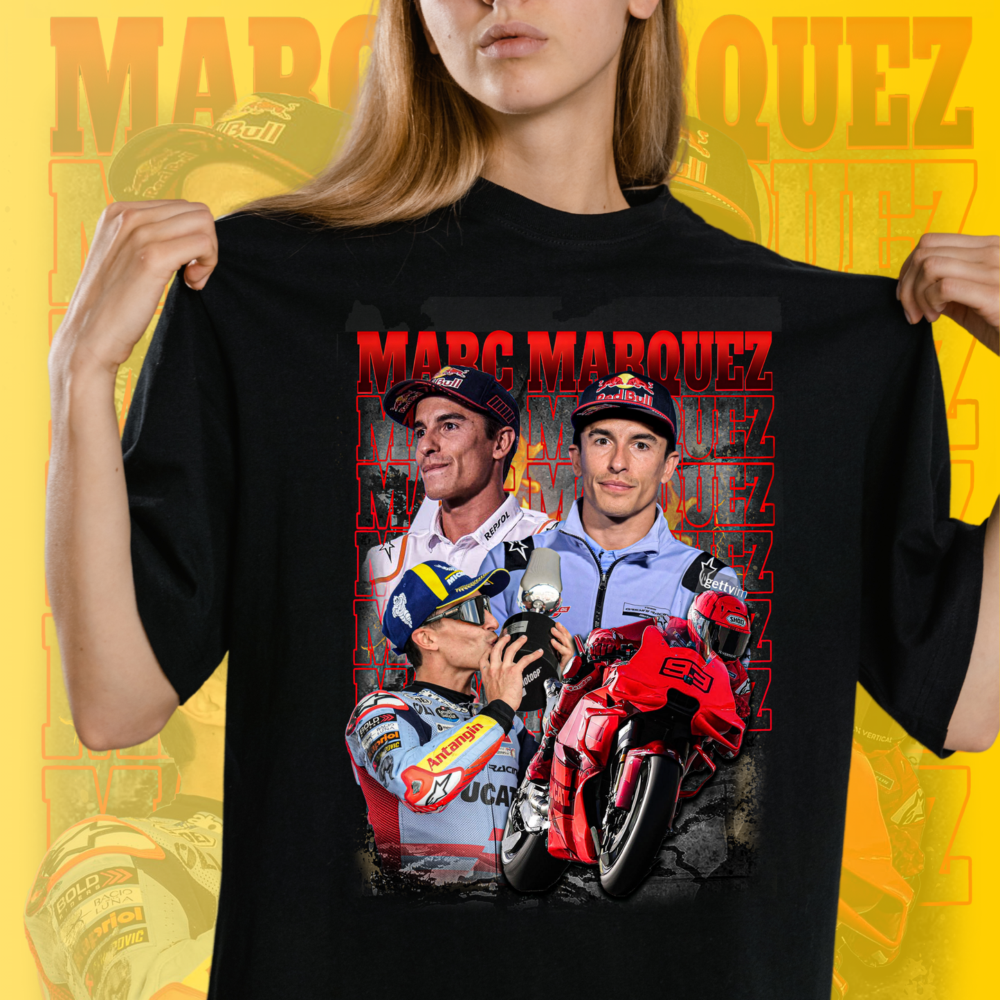 Marc Marquez Art T-Shirt - Fan T-Shirt Premium Collection