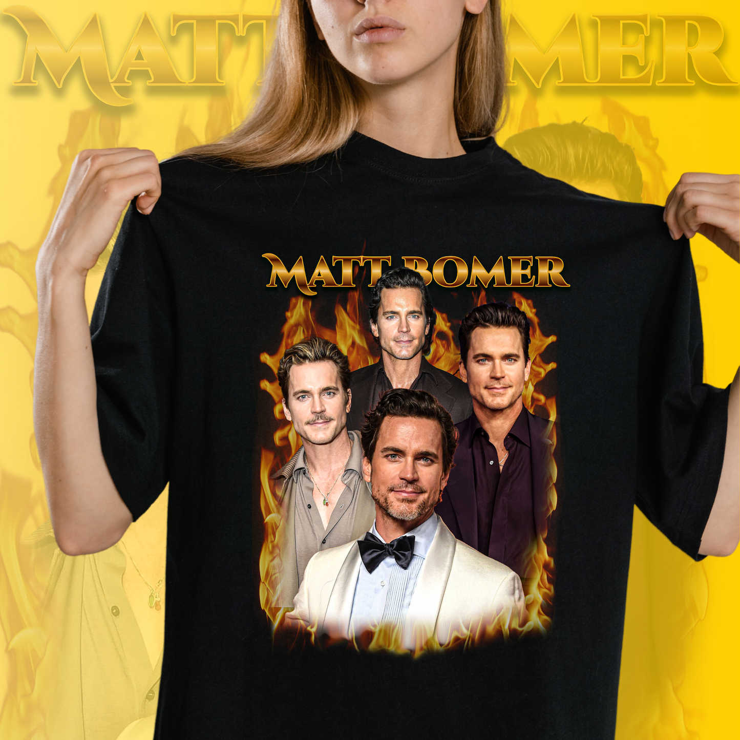Matt Bomer Art T-Shirt - Fan T-Shirt Premium Collection