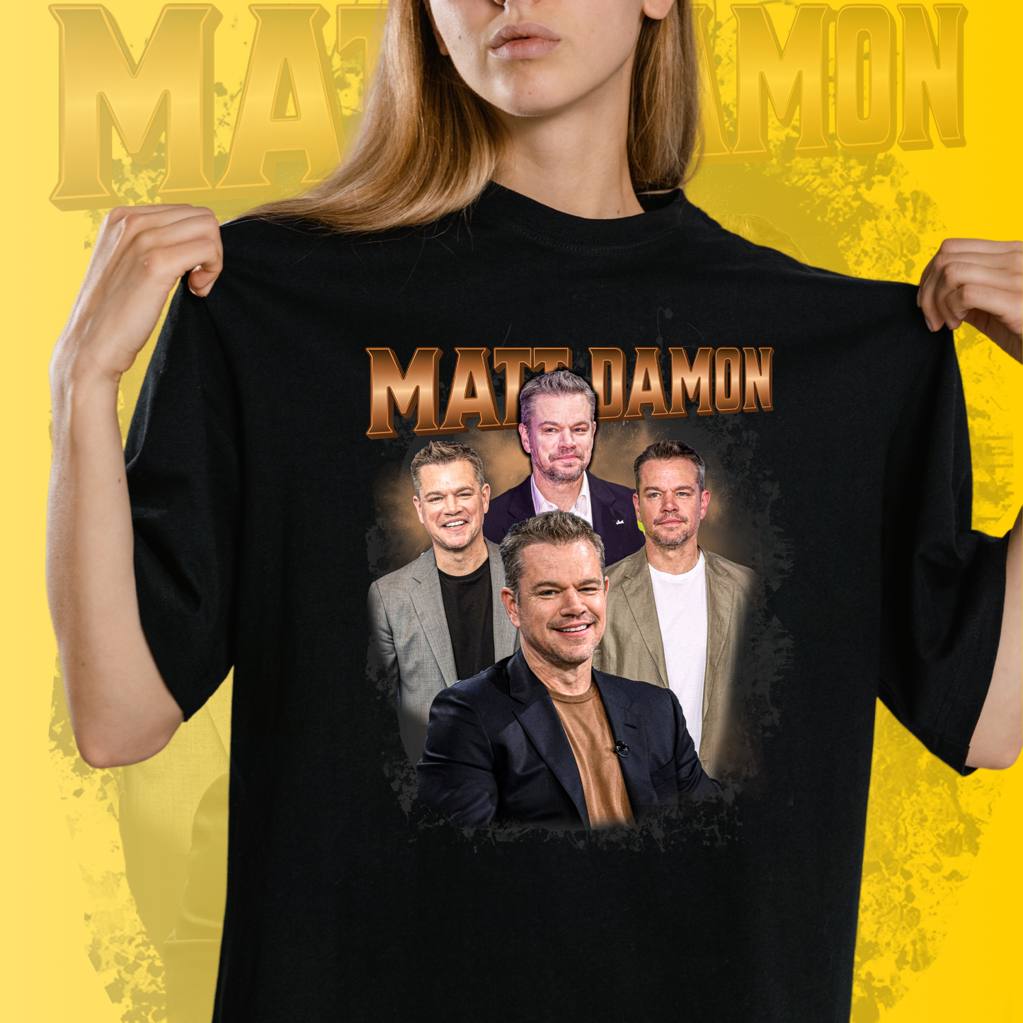 Matt Damon Art T-Shirt - Fan T-Shirt Premium Collection