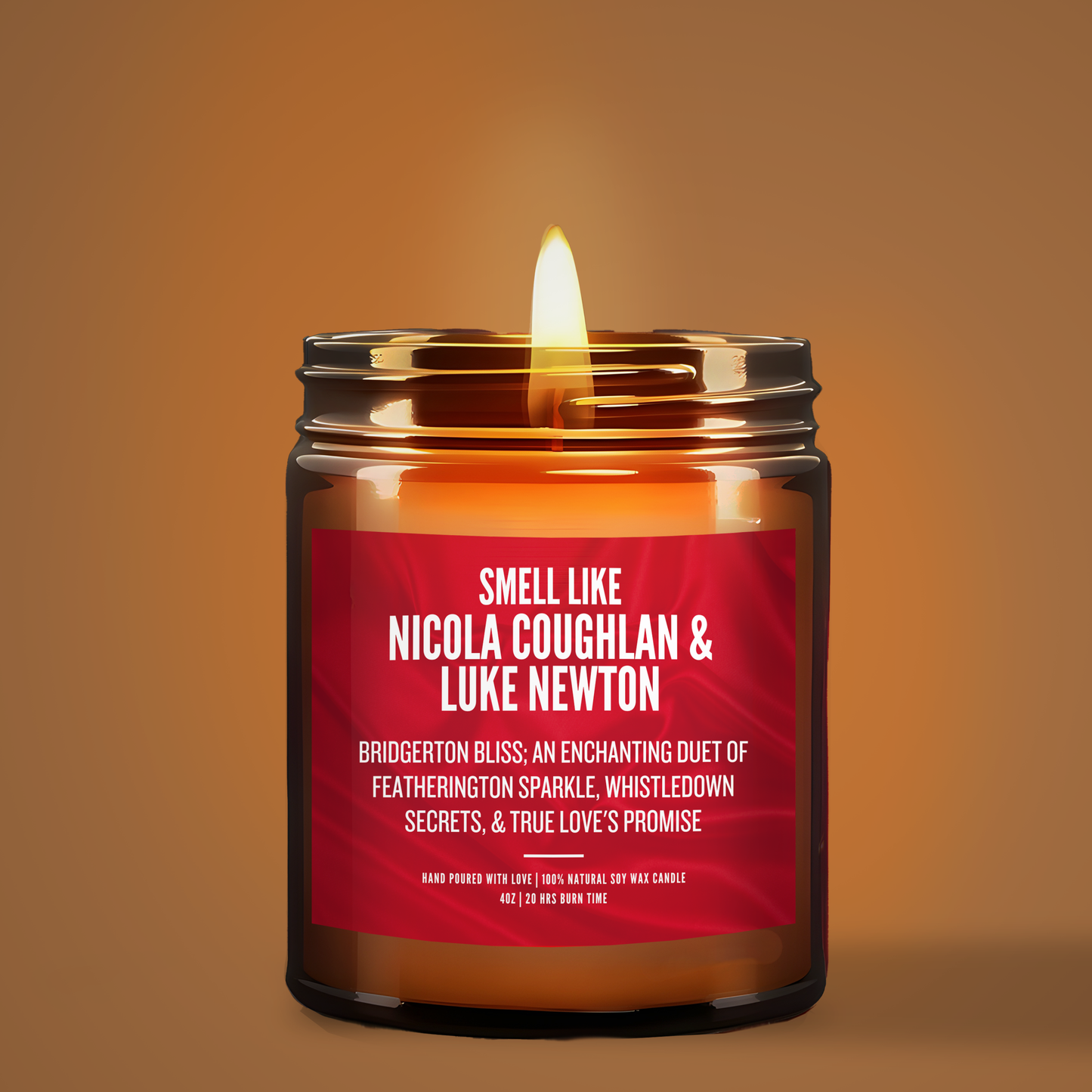 Bridgerton Romance Scented Candle Gift for Fans | Polin Vibes | Nicola & Luke