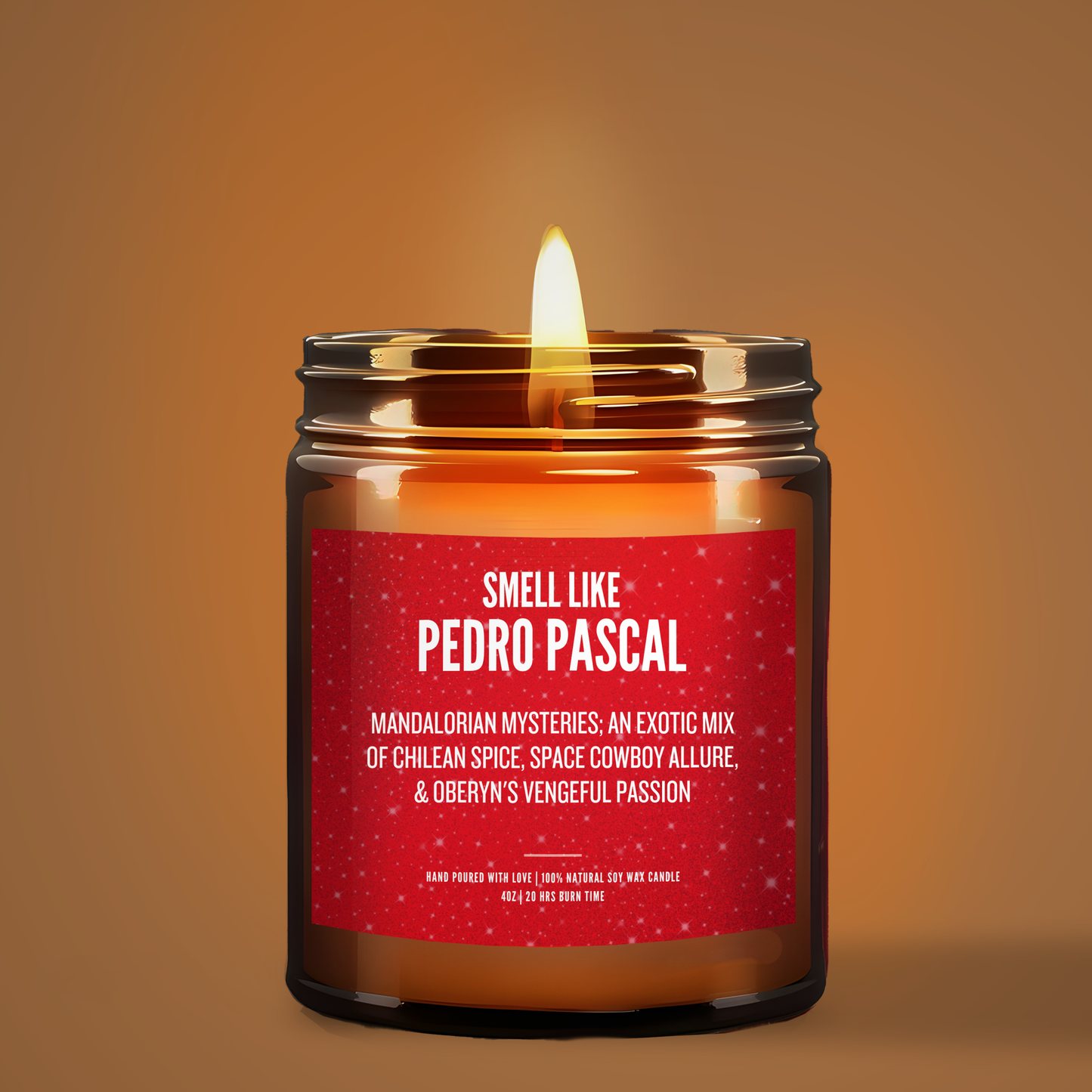 Pedro Pascal Scented Candle For Fans