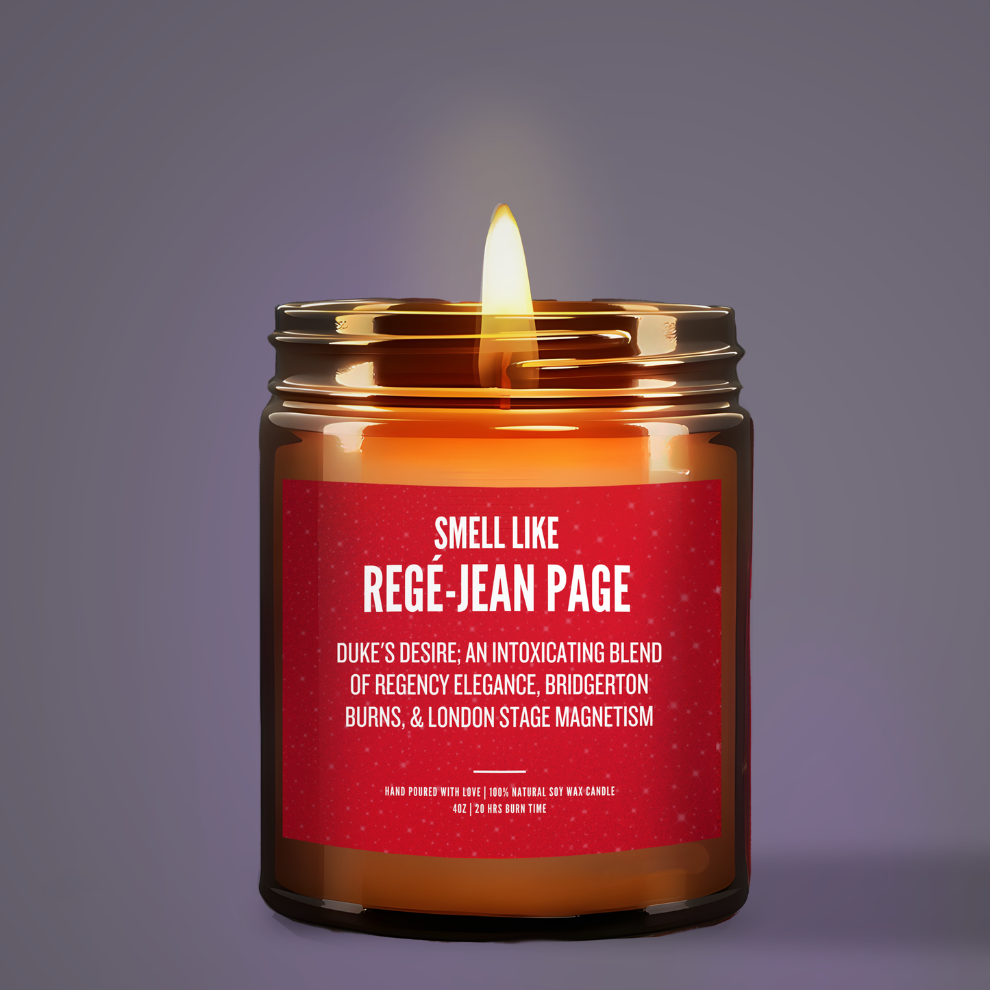 Regé-Jean Page Scented Candle For Fans | Luxury Fan Gift