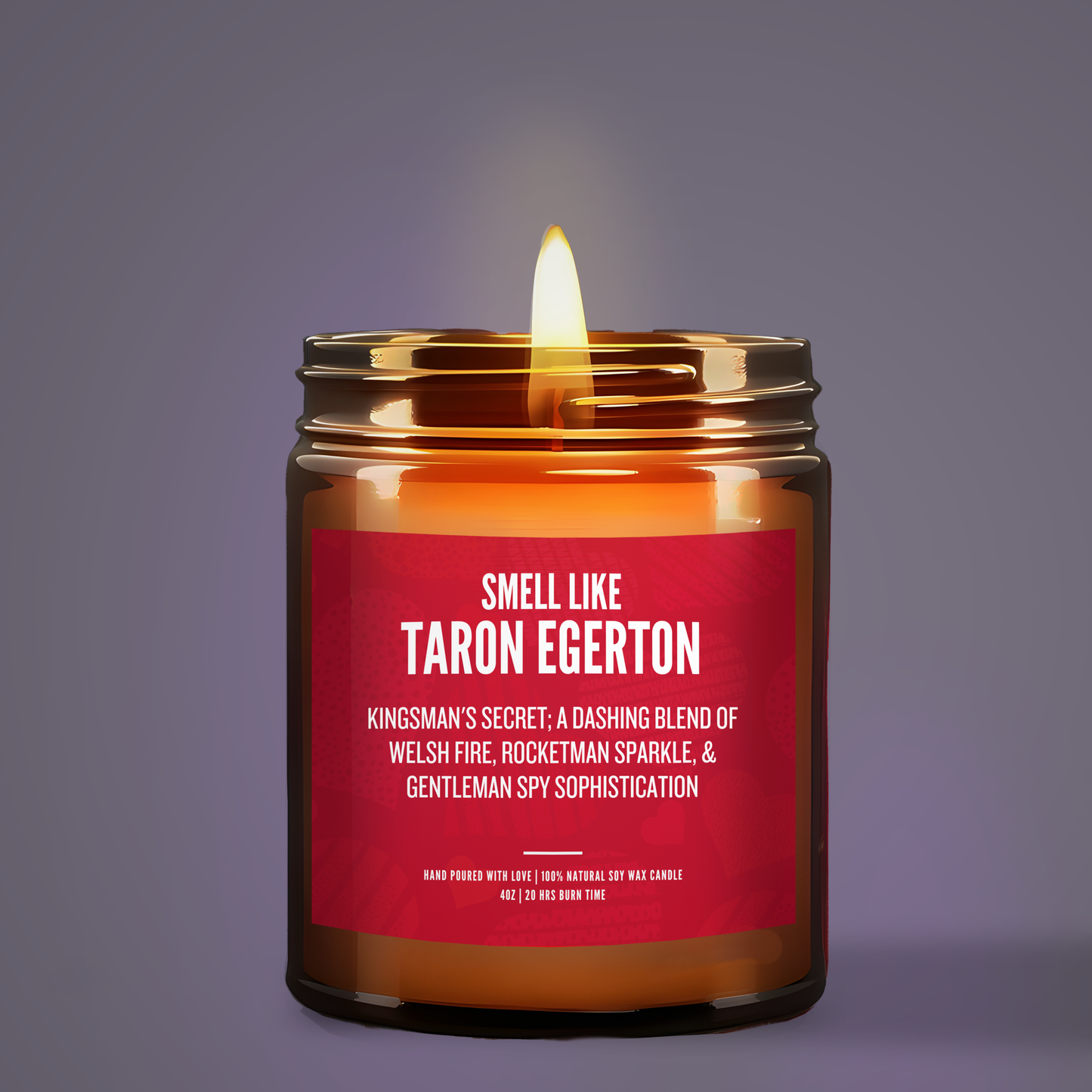 Taron Egerton Scented Candle For Fans | Luxury Gift