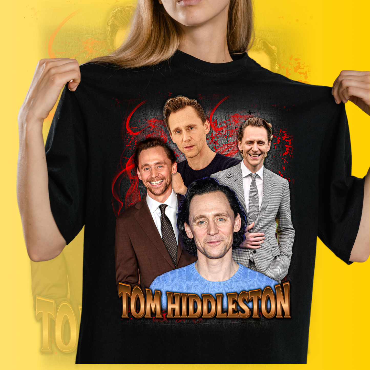 Tom Hiddleston Unisex T-Shirt Fan Gift - Fan T-Shirt Premium Collection