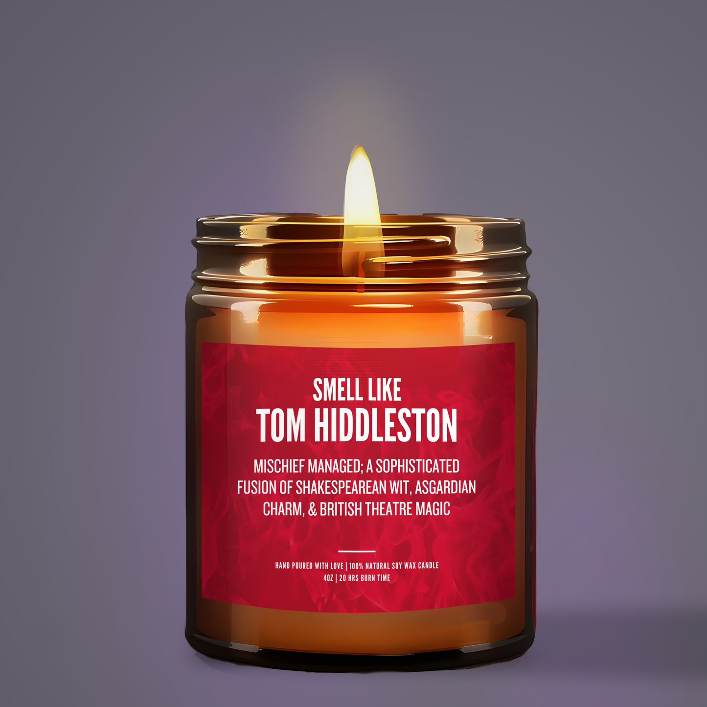 Tom Hiddleston Scented Candle Gift | Luxury Soy Candle