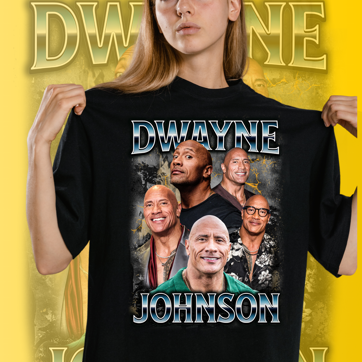 Dwayne Johnson Art T-Shirt - Fan T-Shirt Premium Collection