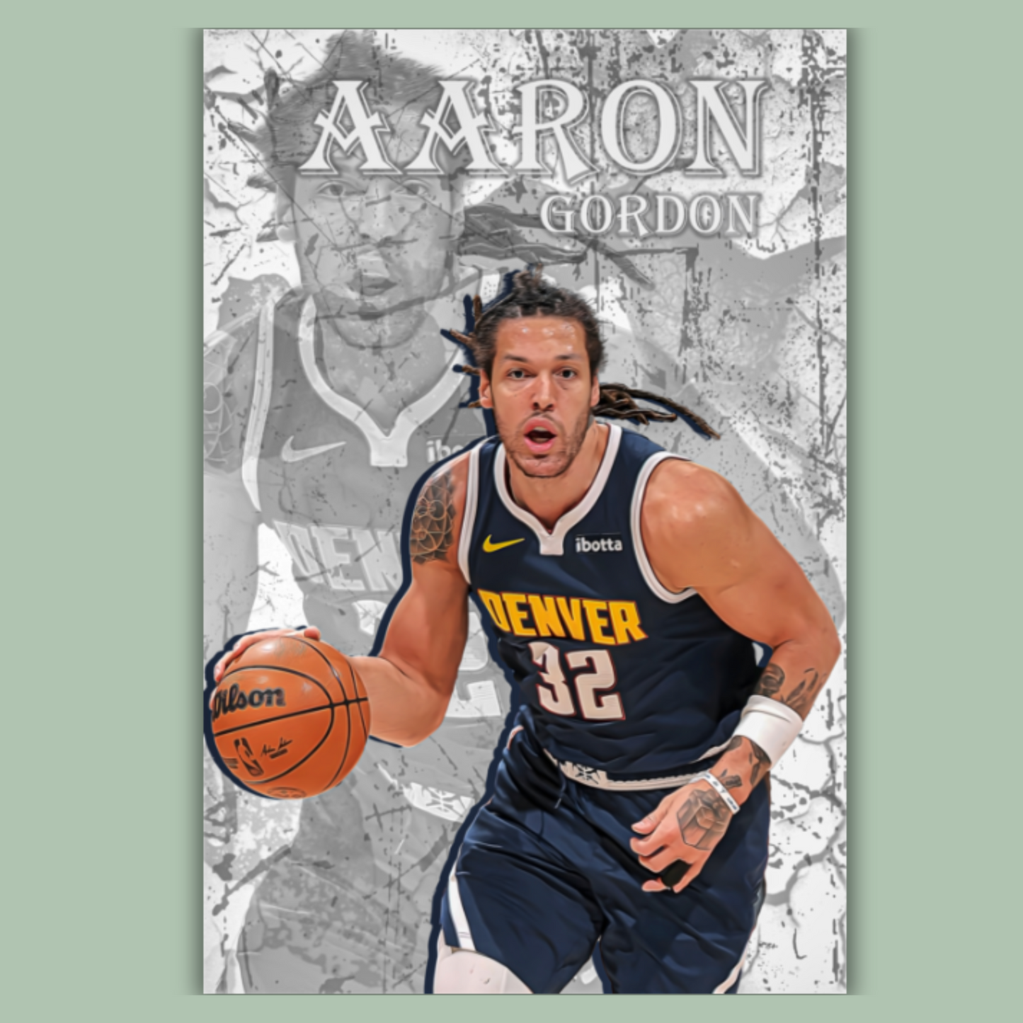 Aaron Gordon Premium Matte Paper Poster