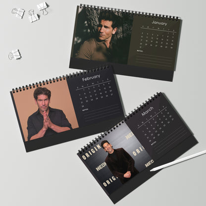 Jon Bernthal 2027 Desk Calendar Vol 1 | Spiral Bound Photo Calendar | Fan Gift