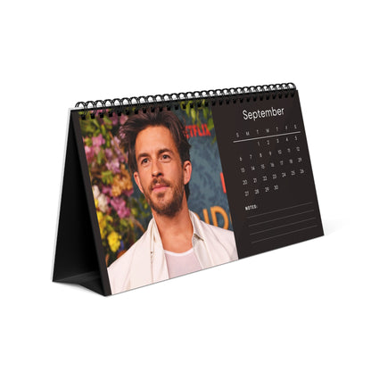 Jonathan Bailey 2026 Desk Calendar | Premium Spiral Bound Celebrity Photo Calendar | Collectible Fan Gift | Stylish Desk & Office Décor
