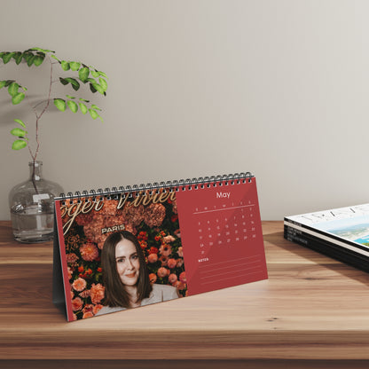 Sarah Paulson 2026 Desk Calendar | Premium Spiral Bound Celebrity Photo Calendar | High-Quality Fan Gift & Desk Décor