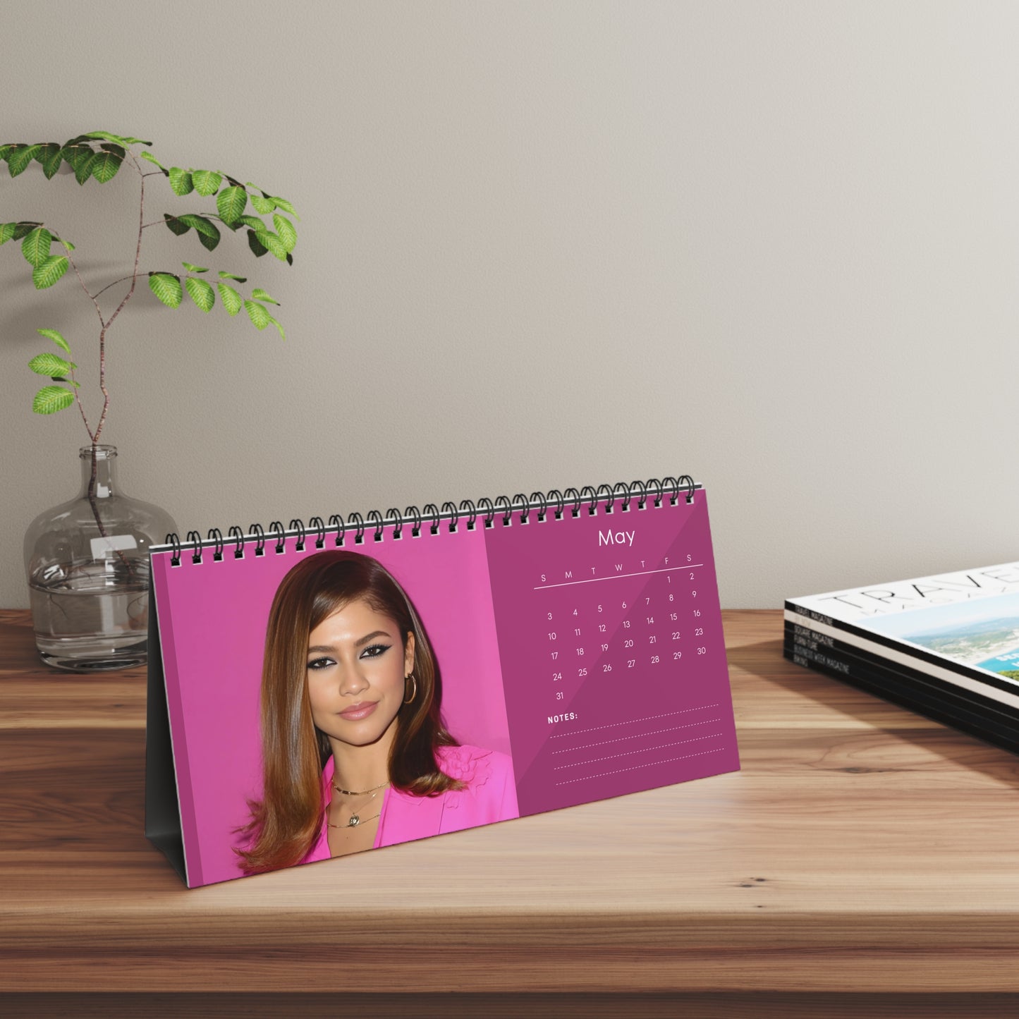 Zendaya 2026 Desk Calendar | Stylish Hollywood Star | Celebrity Gift for FansMovie  TV Decor | Celebrity Planner