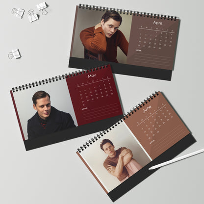 Bill Skarsgård 2026 Desk Calendar |  Monthly Planner | Actor Gift | Bill Skarsgård Calendar | Office Decor