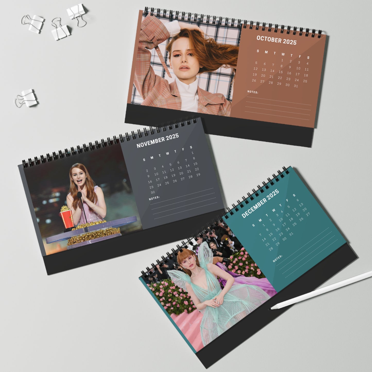 Madelaine Petsch 2025 Desk Calendar | Madelaine Petsch Calendar | Fan Gift