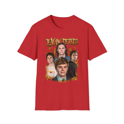 Evan Peters Art T-Shirt  - Fan T-Shirt Premium Collection