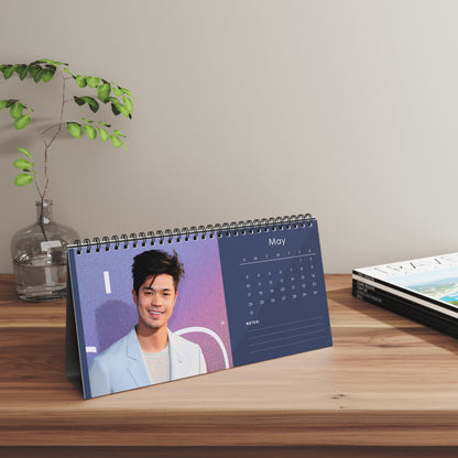Ross Butler 2026 Desk Calendar | Premium Spiral Bound Celebrity Photo Calendar | High-Quality Fan Gift & Desk Décor