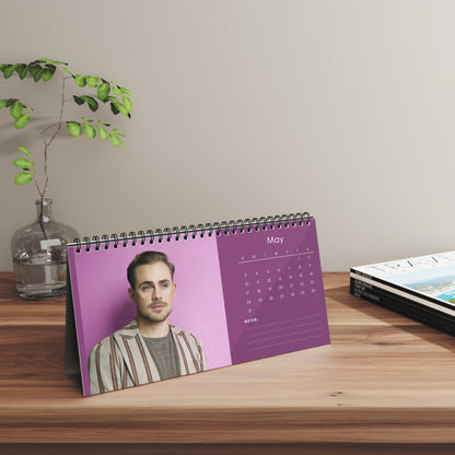 Dacre Montgomery 2026 Desk Calendar | Stranger Things Actor Planner | Movie & TV Star Gift | Hollywood Decor | 2026 Calendar