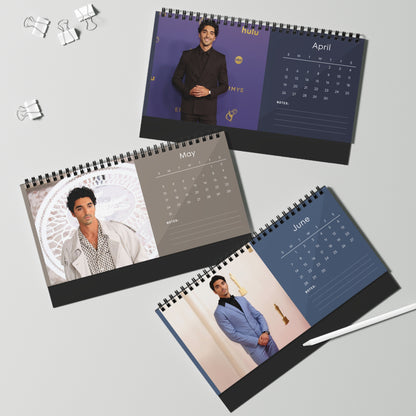 Taylor Zakhar Perez 2026 Desk Calendar | Premium Spiral Bound Celebrity Photo Calendar | High-Quality Fan Gift & Desk Décor