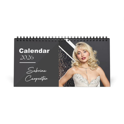 Sabrina Carpenter 2026 Desk Calendar | Celebrity Photo Calendar | Stylish Fan Gift for Desk & Office