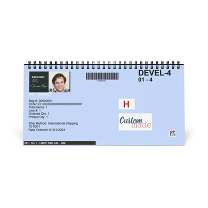 Brandon Flynn 2026 Desk Calendar | Premium Spiral Bound Celebrity Photo Calendar | High-Quality Gift for Fans & Desk Décor