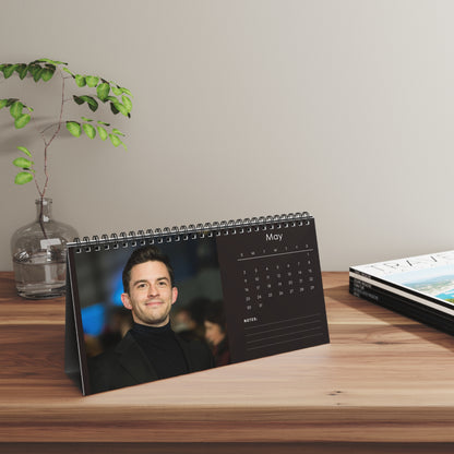Jonathan Bailey 2027 Desk Calendar Vol 3 | Spiral Bound Photo Calendar | Fan Gift