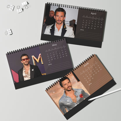 Jonathan Bailey 2026 Desk Calendar  | Celebrity Gift | Office Decor