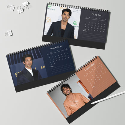 Taylor Zakhar Perez 2026 Desk Calendar | Premium Spiral Bound Celebrity Photo Calendar | High-Quality Fan Gift & Desk Décor