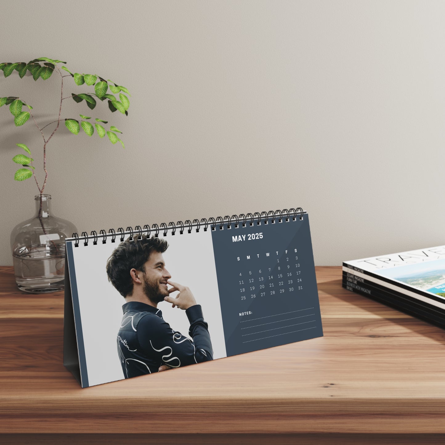 Jonathan Bailey 2025 Desk Calendar | Jonathan Bailey Calendar | Fan Gift