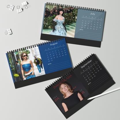 Sydney Sweeney 2026 Desk Calendar | Premium Spiral Bound Celebrity Photo Calendar | High-Quality Fan Gift & Desk Décor