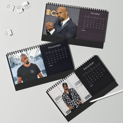 Shemar Moore 2027 Desk Calendar Vol 2 | Spiral Bound Photo Calendar | Fan Gift