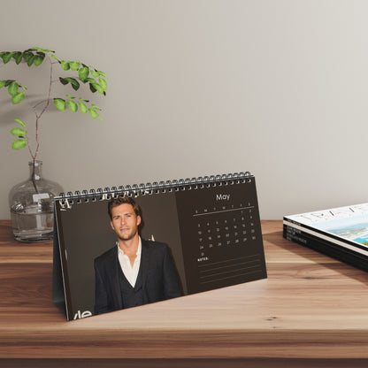 Scott Eastwood 2026 Desk Calendar | Celebrity Photo Calendar | Stylish Desk Accessory & Perfect Fan Gift