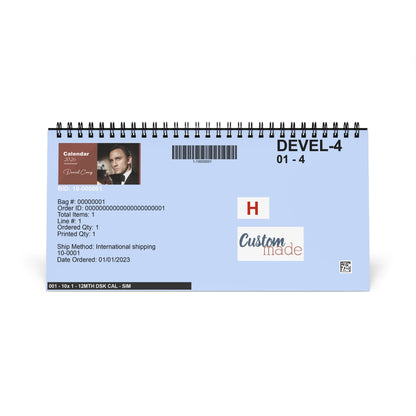 Daniel Craig 2026 Desk Calendar | Premium Spiral Bound Celebrity Photo Calendar | High-Quality Fan Gift & Desk Décor