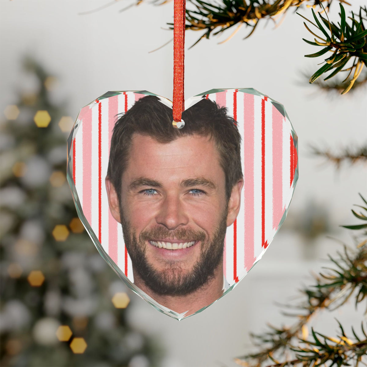Chris Hemsworth Christmas Ornament | Celebrity Fan Gift Keepsake