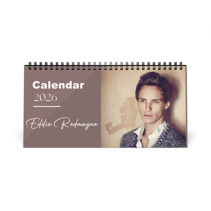Eddie Redmayne 2026 Desk Calendar | Actor Monthly Planner | Eddie Redmayne Gift | Fantastic Beasts Calendar | Office Decor