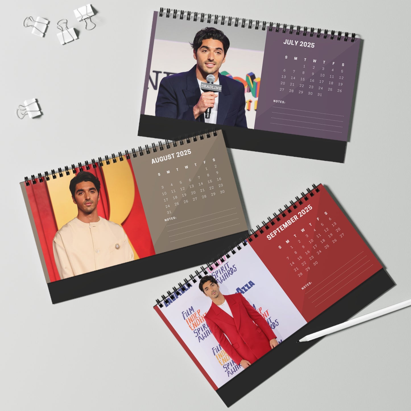 Taylor Zakhar Perez 2025 Desk Calendar | Taylor Zakhar Perez Calendar | Fan Gift