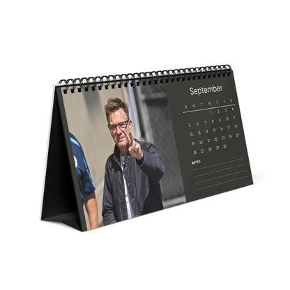 Ewan McGregor 2027 Desk Calendar Vol 3 | Spiral Bound Photo Calendar | Fan Gift