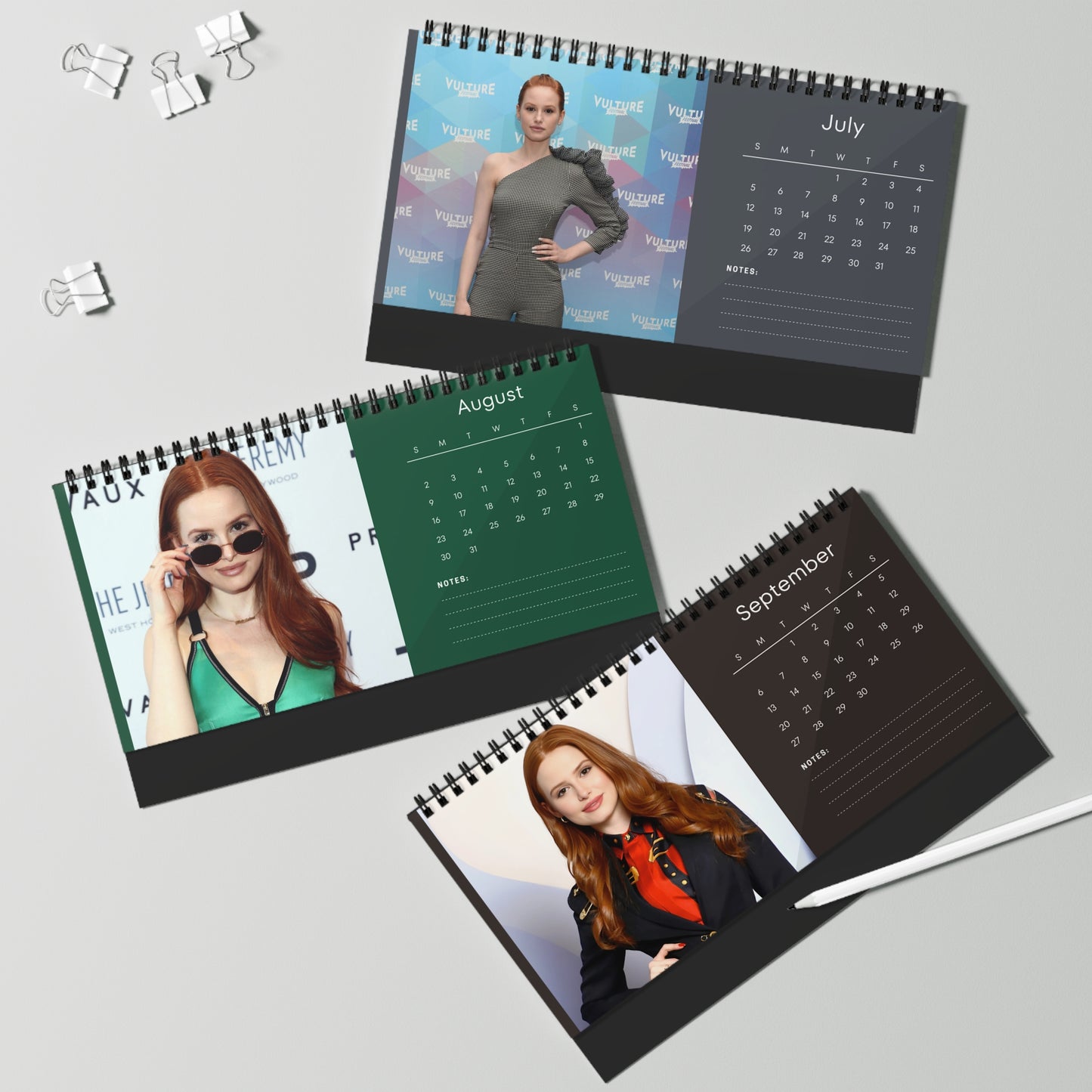 Madelaine Petsch 2026 Desk Calendar | Premium Spiral Bound Celebrity Photo Calendar | Stylish Collectible Gift for Fans & Desk Décor