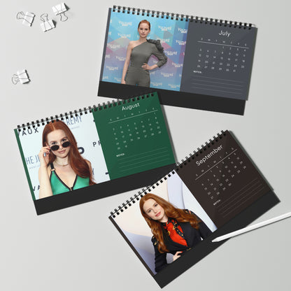 Madelaine Petsch 2026 Desk Calendar | Premium Spiral Bound Celebrity Photo Calendar | Stylish Collectible Gift for Fans & Desk Décor