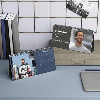 Daniel Ricciardo 2026 Desk Calendar | Formula 1 Racer | F1 Driver Gift | Motorsport Lover Calendar | Office Decor