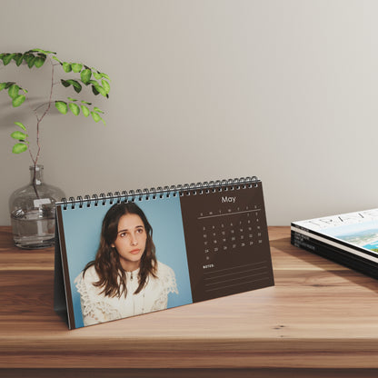 Naomi Scott 2026 Desk Calendar | Celebrity Spiral Bound Photo Calendar | Fan Collectible Gift | Stylish Desk & Office Décor
