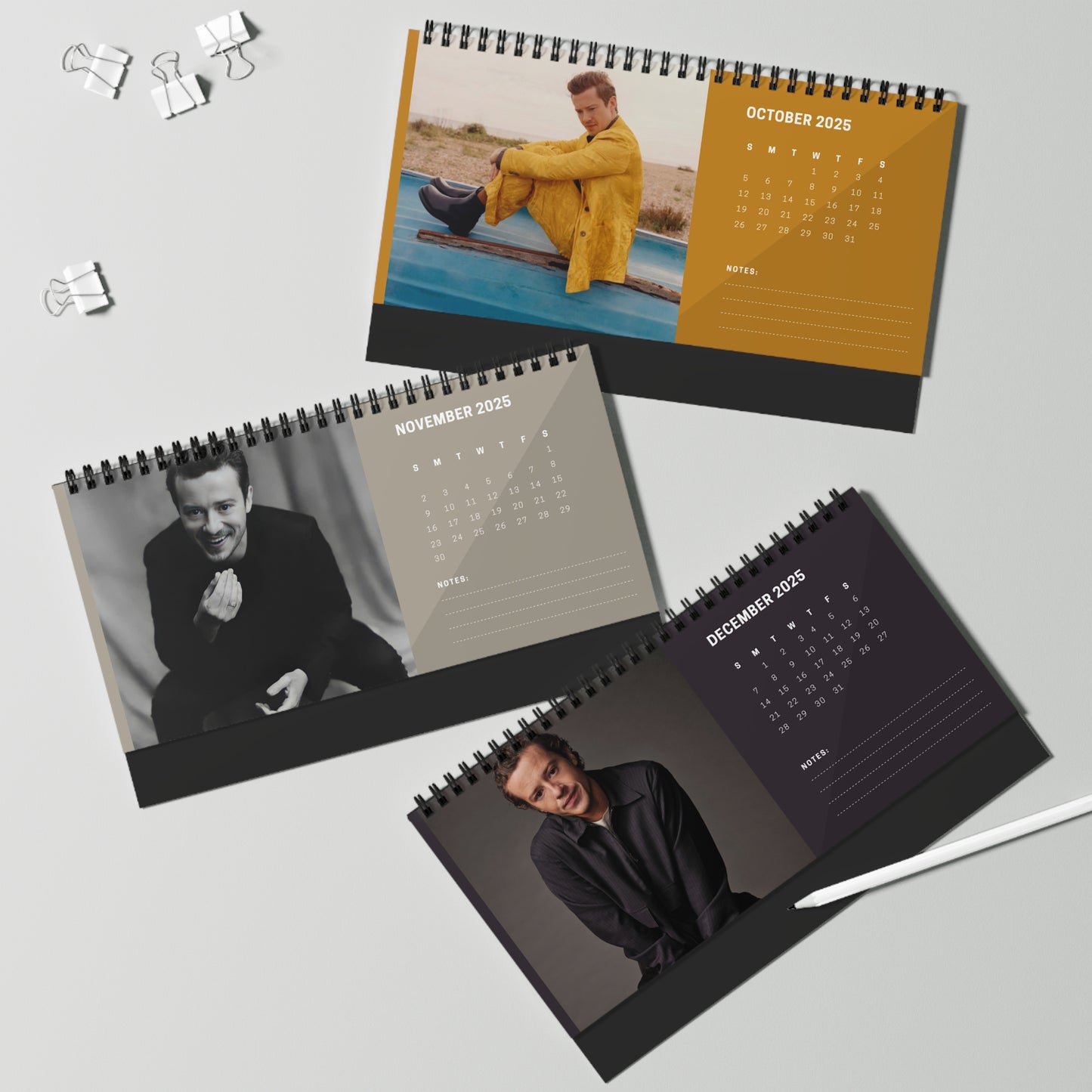 Joseph Quinn 2024 Desk Calendar | Joseph Quinn Calendar | Fan GIft