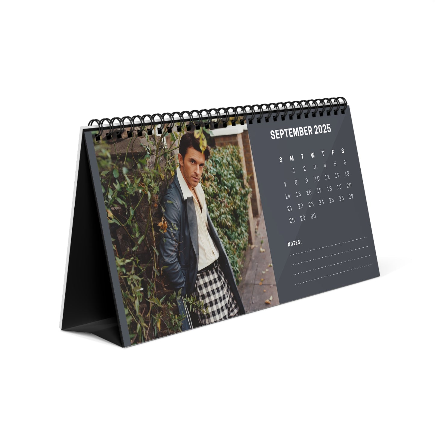 Jonathan Bailey 2025 Desk Calendar | Jonathan Bailey Calendar | Fan Gift