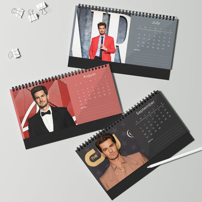 Andrew Garfield 2026 Desk Calendar |  Celebrity Gift | Office Decor