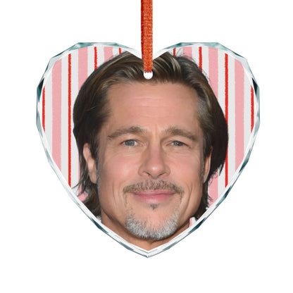 Brad Pitt Christmas Ornament | Celebrity Fan Gift Keepsake